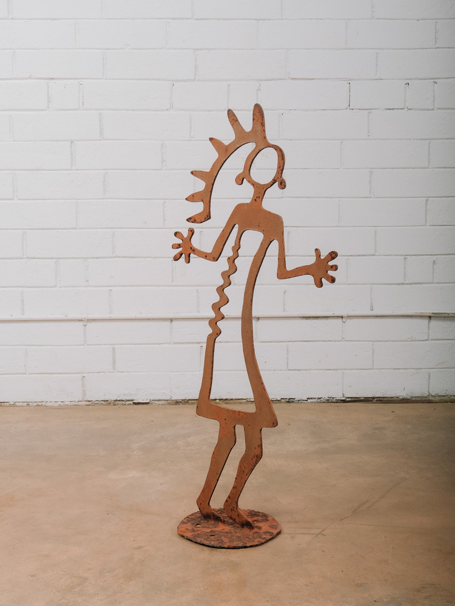 Cast Iron Kokopelli Garden Sculpture (1 of 7)