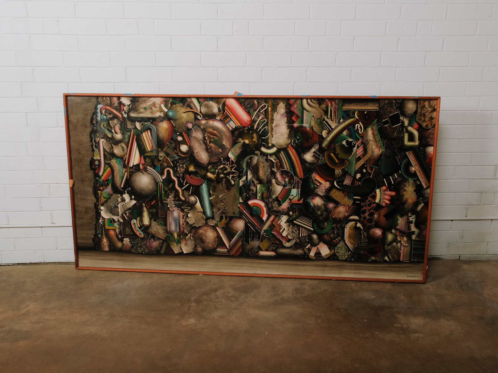Oversized Framed McLaughlin Painting (1 of 8)