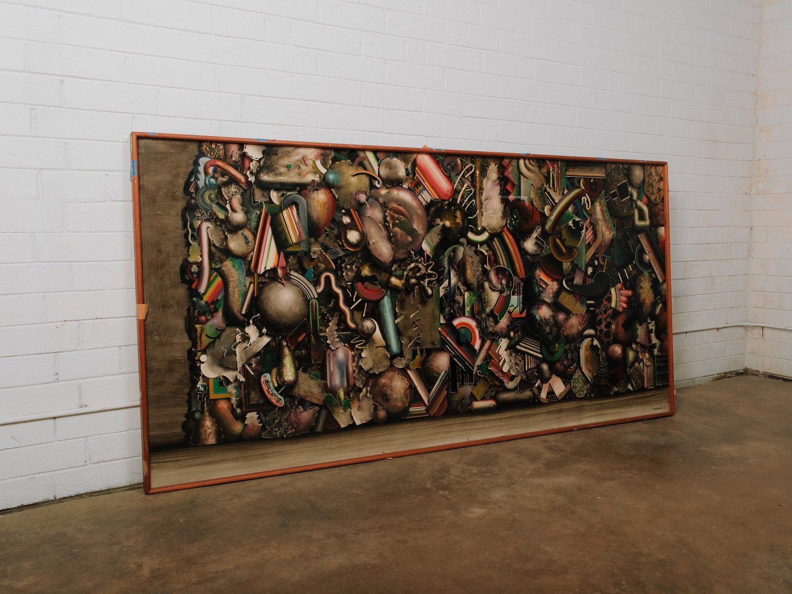 Oversized Framed McLaughlin Painting - 2