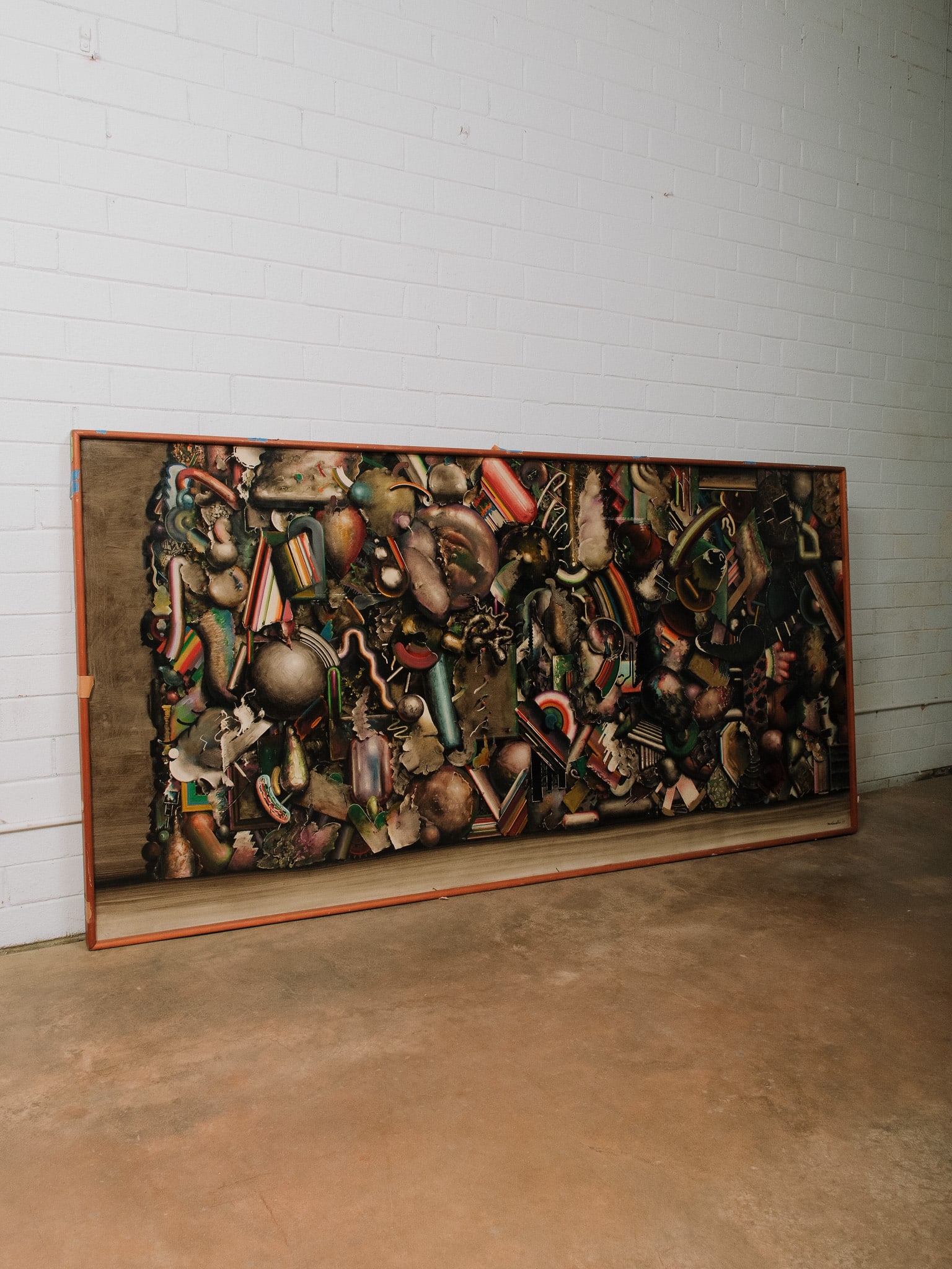 Oversized Framed McLaughlin Painting - 3