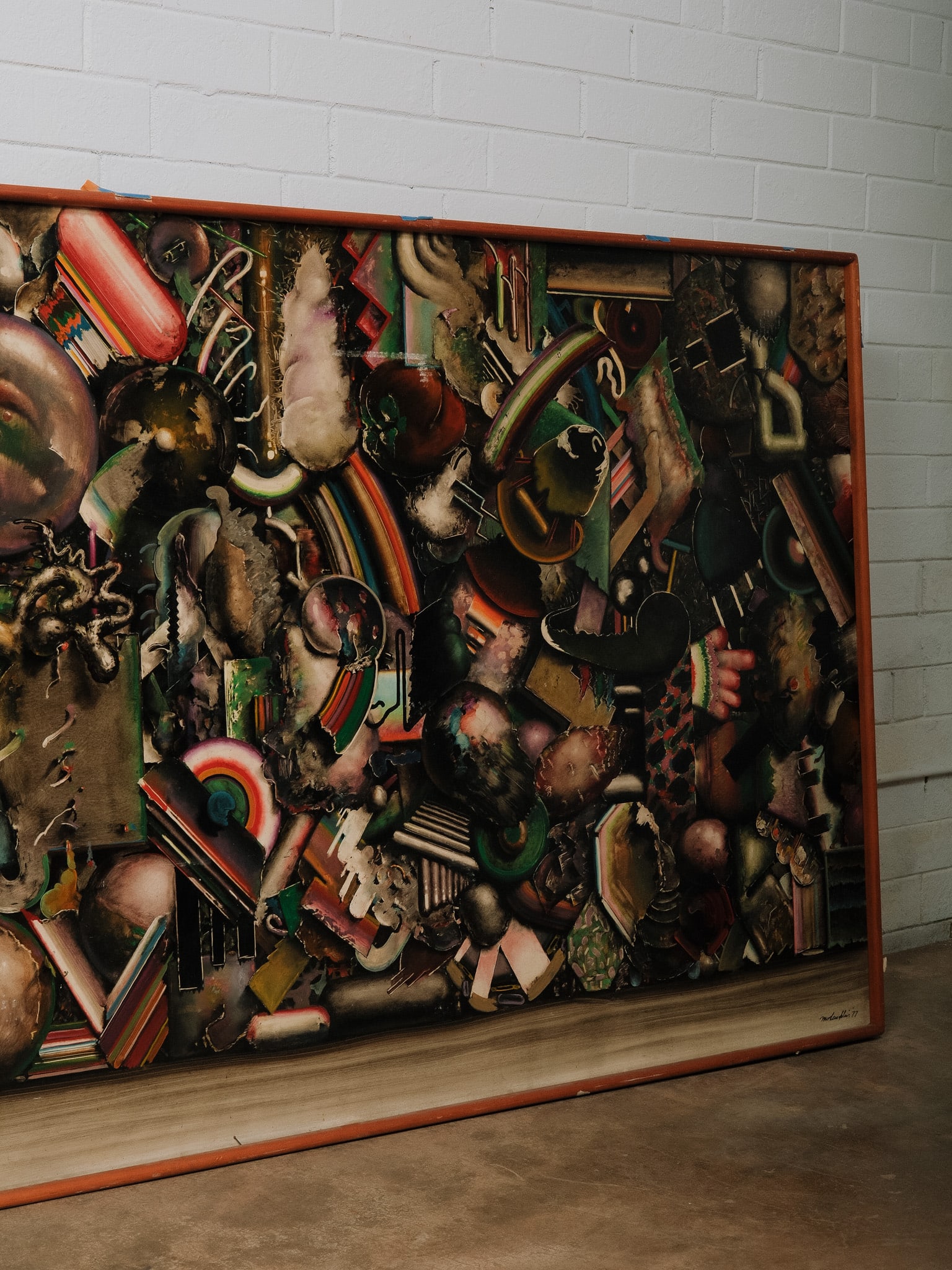 Oversized Framed McLaughlin Painting - 5