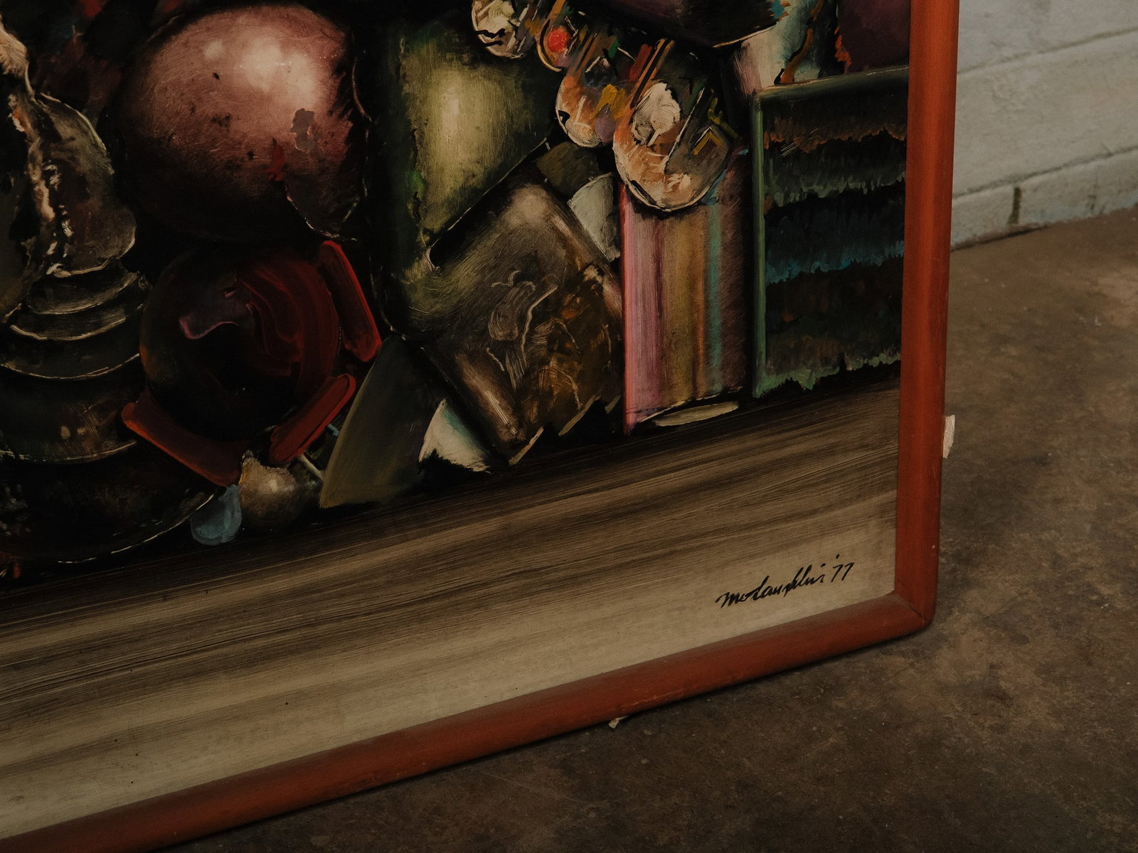 Oversized Framed McLaughlin Painting - 7