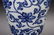 BLUE & WHITE 'FLORAL SCROLL' LONG-NECK VASE, QING - 6