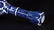 BLUE & WHITE 'FLORAL SCROLL' LONG-NECK VASE WITH - 4