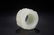 HETIAN WHITE JADE WITH SKIN THUMB RING WITH CARVED - 9