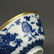 PAIR OF BLUE & WHITE 'DRAGON' GOLD-TRACED EDGES BOWLS, - 7