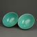 PAIR OF BLUE & WHITE 'DRAGON' GOLD-TRACED EDGES BOWLS, - 8