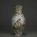 FAMILLE ROSE 'FLORAL' VASE, QING QIANLONG MARK - 5