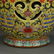 YELLOW GROUND FAMILLE ROSE 'FLORAL' VASE WITH ROTATING - 4