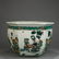 FAMILLE VERTE 'FIGURE STORY' CYLINDER, QING KANGXI MARK