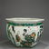 FAMILLE VERTE 'FIGURE STORY' CYLINDER, QING KANGXI MARK - 3