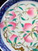 PAIR OF BLUE & WHITE BORDER 'NINE PEACHES' PLATES, QING - 6