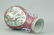 ROUGE-RED GROUND FAMILLE ROSE 'FLOWERS AND BIRDS' VASE - 6