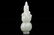 HETIAN WHITE JADE CARVED 'DRAGON' DOUBLE-GOURD VASE - 2