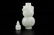 HETIAN WHITE JADE CARVED 'DRAGON' DOUBLE-GOURD VASE - 3