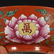 PAIR OF IRON-READ GROUND FAMILLE ROSE 'FLORAL' BOWLS, - 4