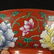 PAIR OF IRON-READ GROUND FAMILLE ROSE 'FLORAL' BOWLS, - 6