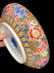 FAMILLE ROSE 'FLORAL' WASHING BOWL, QING QIANLONG MARK - 4