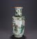 FAMILLE VERTE 'FIGURES' MALLET VASE, QING KANGXI MARK - 3