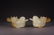 PAIR OF HETIAN WHITE JADE ROUGE BOX - 2