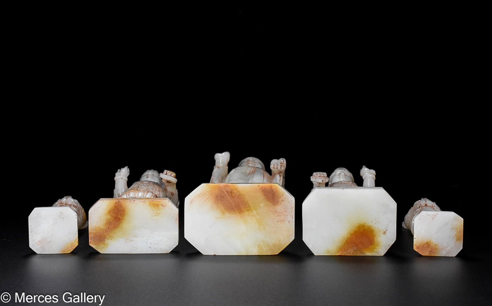 CHINESE HETIAN JADE FIGURE, 'BUDDHA' - 6