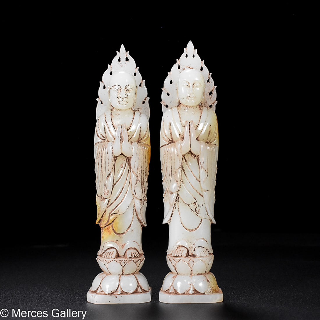 CHINESE HETIAN JADE FIGURE, 'BUDDHA' - 7