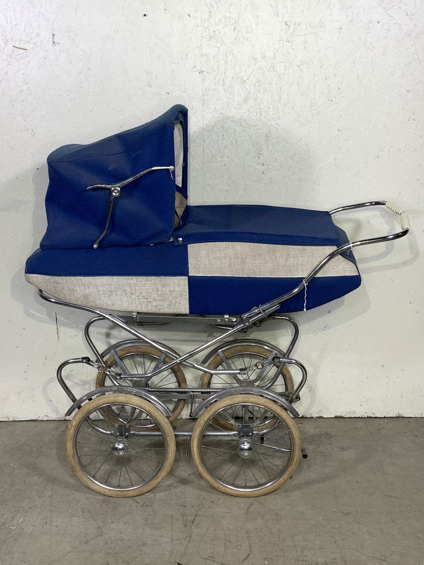 vintage silver cross baby carriage