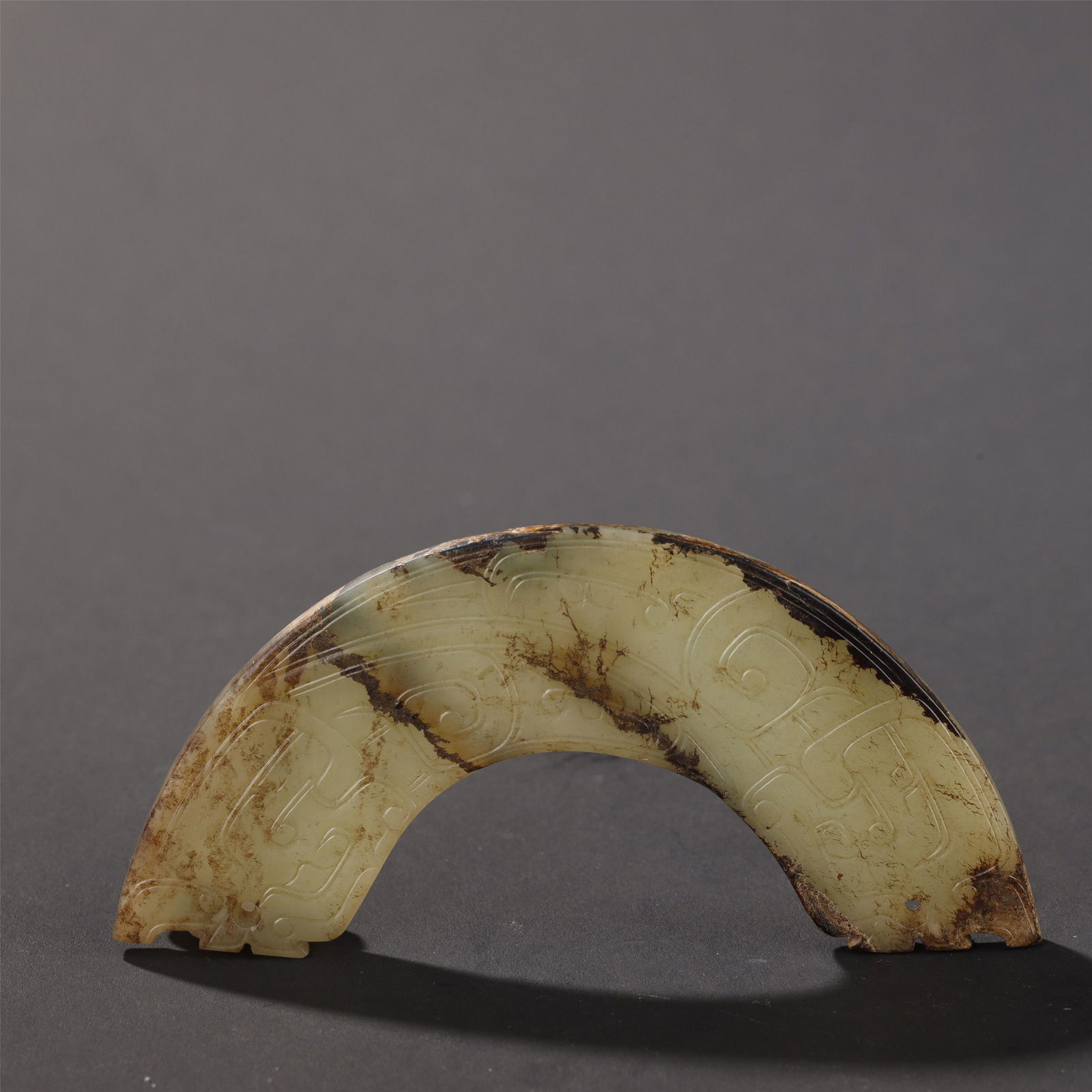 ANCIENT CHINESE JADE DRAGON PENDANT (1 of 5)