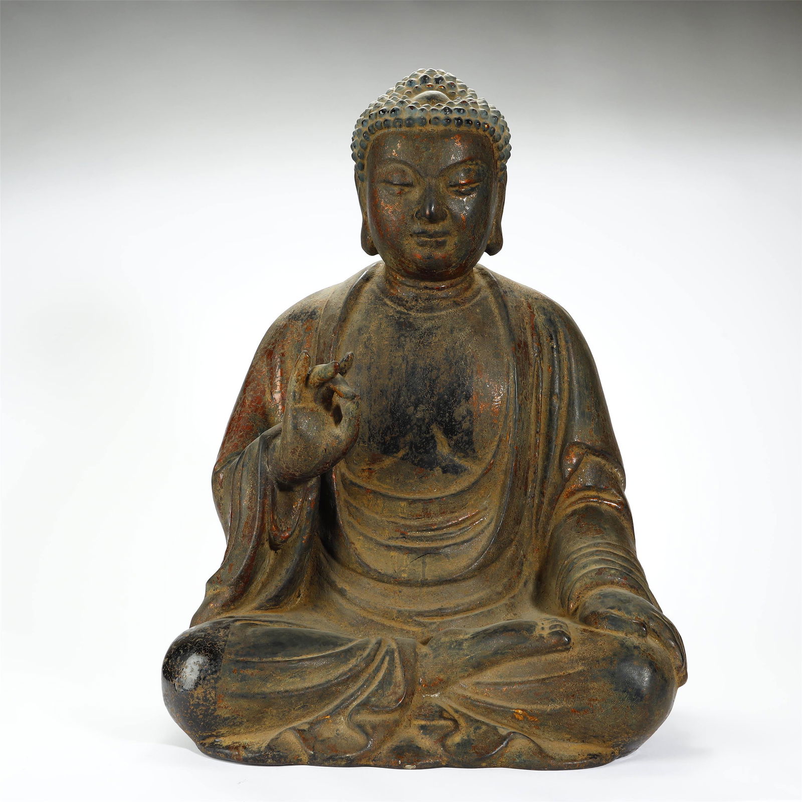 YUAN DYNASTY,LACQUER WARE BUDDHA STATUE (1 of 11)