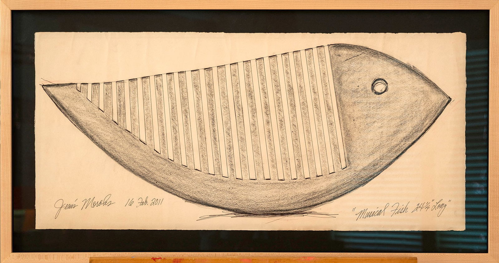 JESUS BAUTISTA MOROLES (American 1950-2015) A DRAWING (1 of 2)