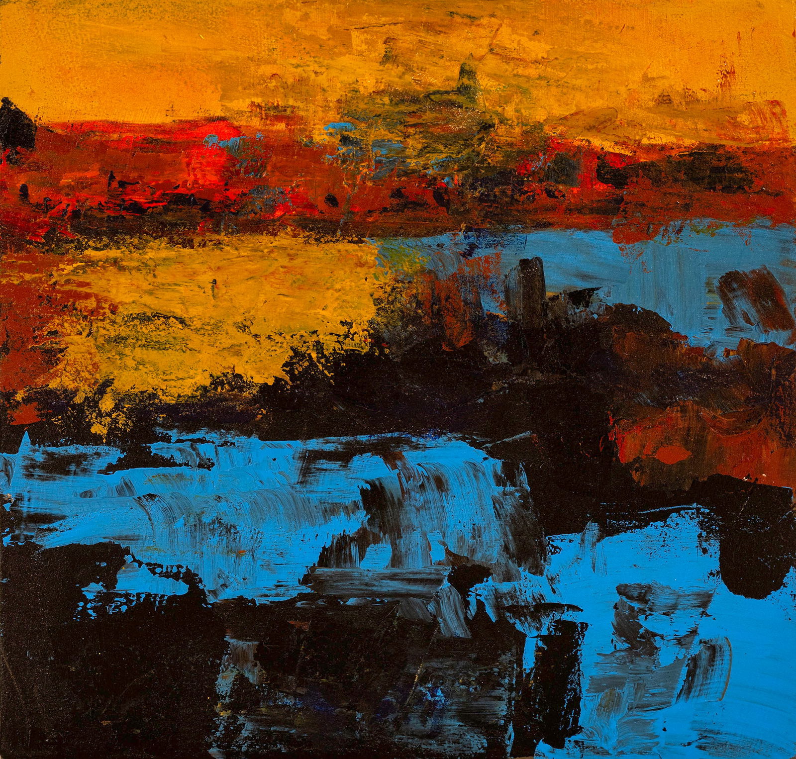 ROBERT STARK (American born 1939) A PAINTING (1 of 2)