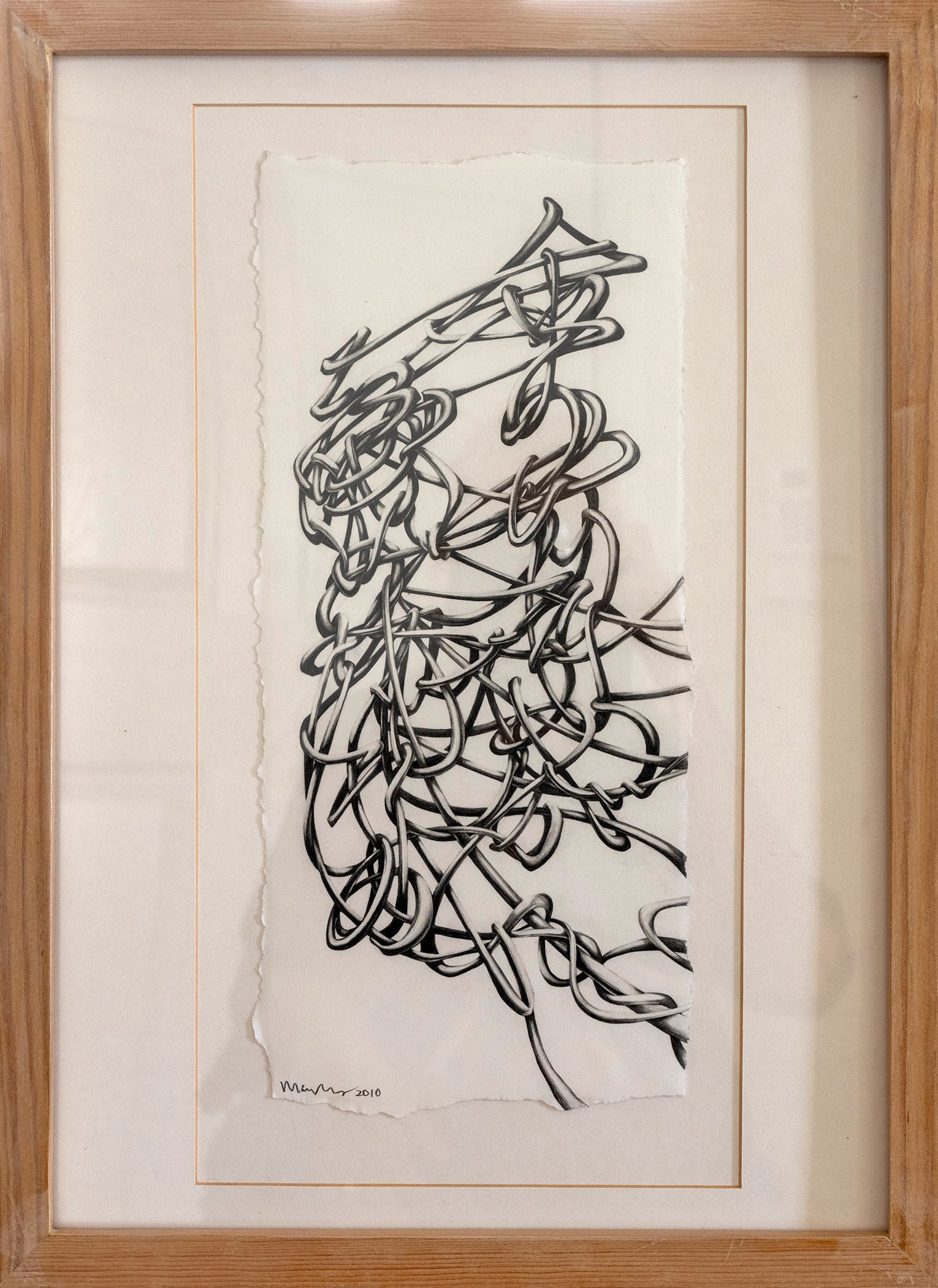 MAYUKO ONO GRAY (Japanese/American 21st Century) A DRAWING (1 of 2)