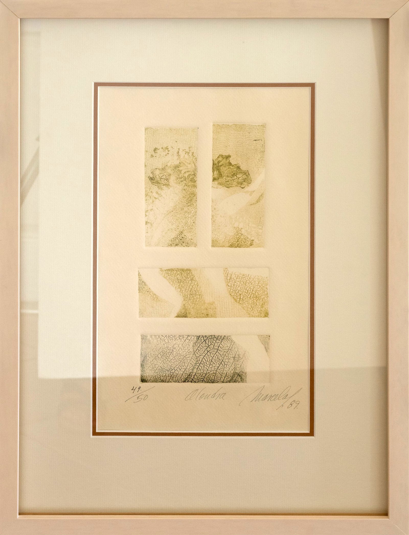MARCELA LOPEZ AND HERMANN  - TWO COLOR ETCHINGS (1 of 4)