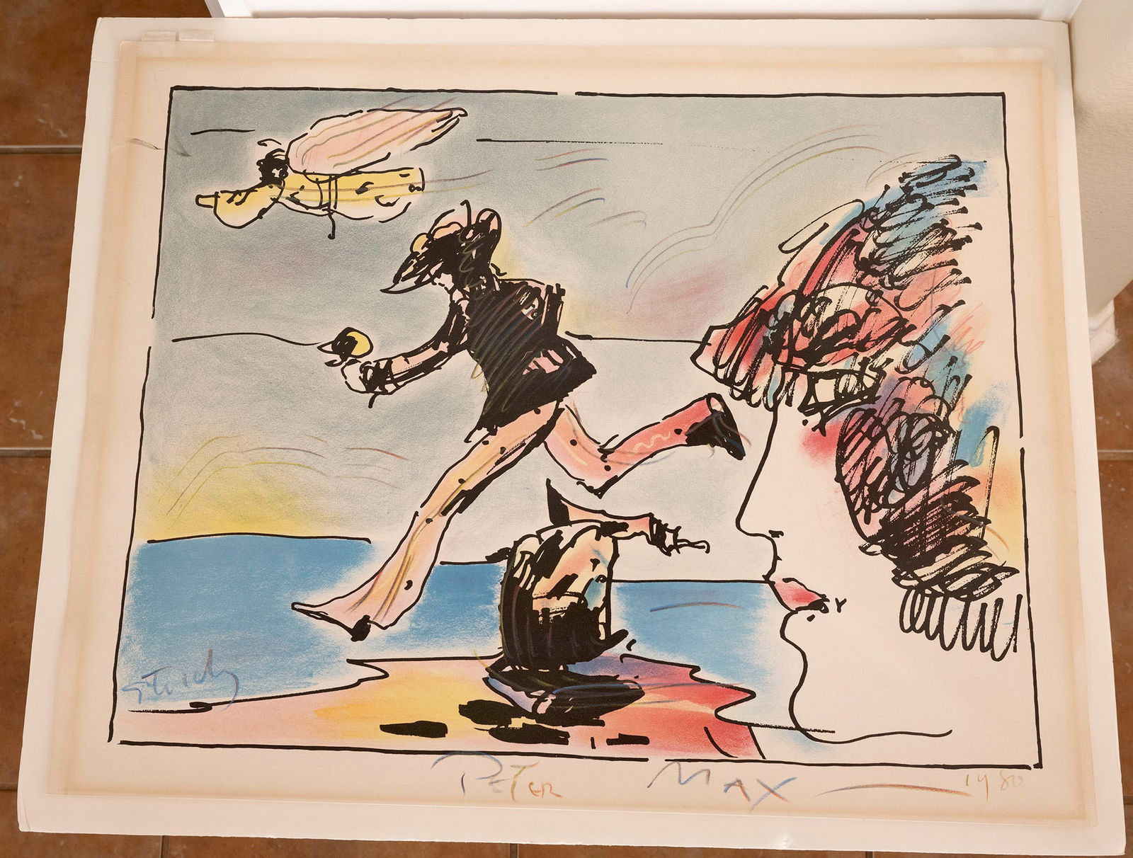 PETER MAX (American born 1937) A PRINT (1 of 1)