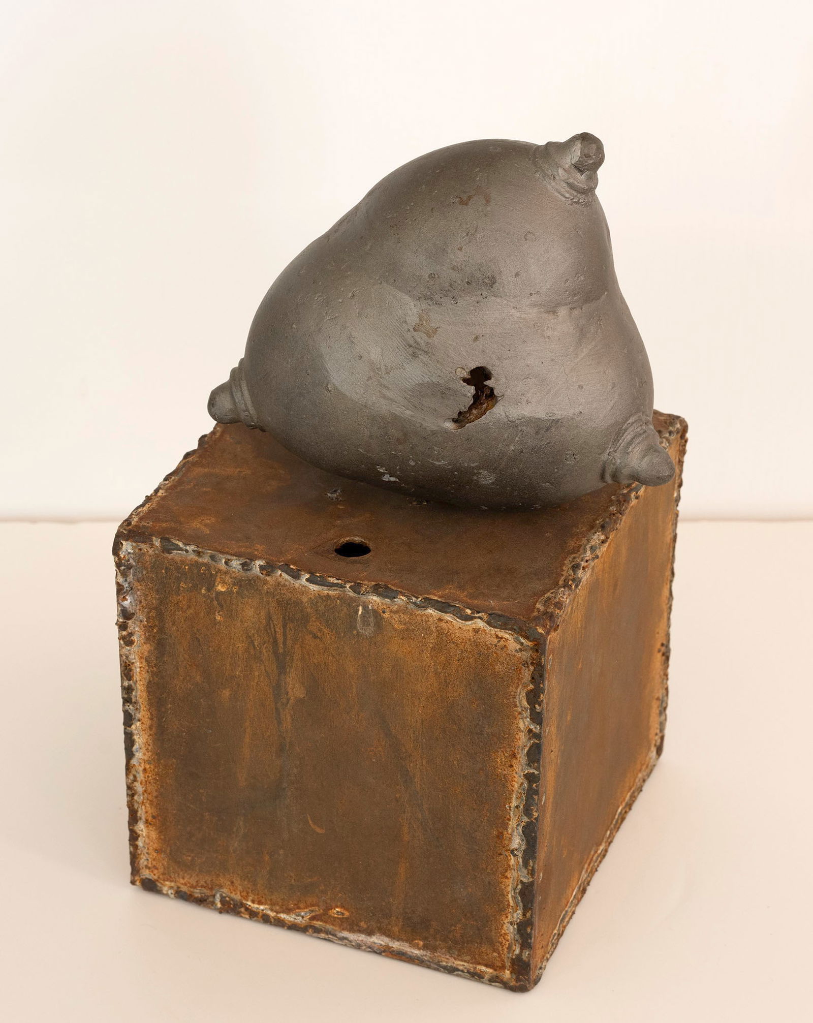 TOM HOLMES (American born 1979) AND NIKKI MOSER (American born 1966) TWO METAL SCULPTURES (1 of 3)