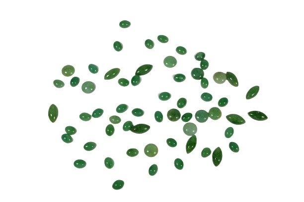 Group Jade Jadeite Stones For Jewelry Inlaid. (1 of 6)