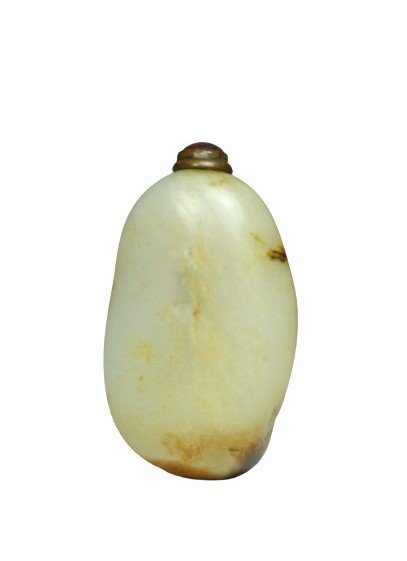 Chinese Jade Snuff Bottle With Top (1 of 11)