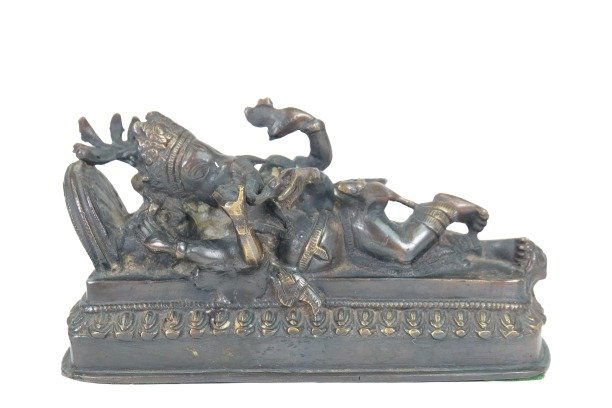 ANTIQUE INDIA LORD GANESHA BRONZE DEITY INDIA BUDDHA (1 of 14)