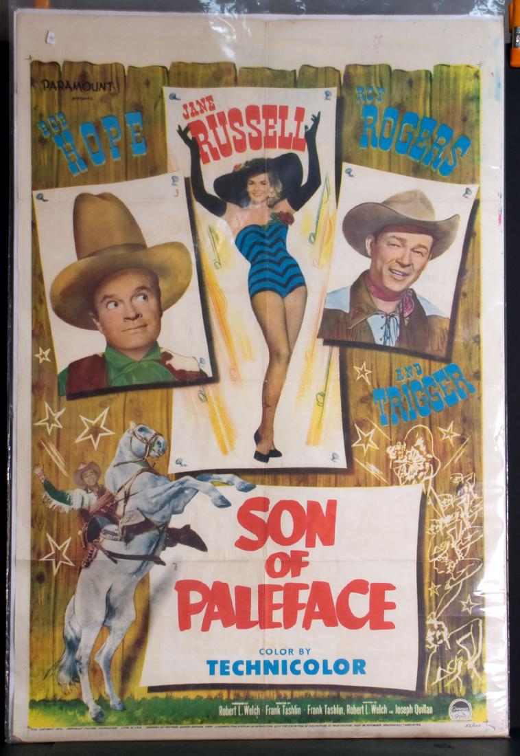 Movie - Son of Paleface: Son of Paleface - 1947 Paramount. Starring Bob Hope and Jane Russell. 27" x 41".