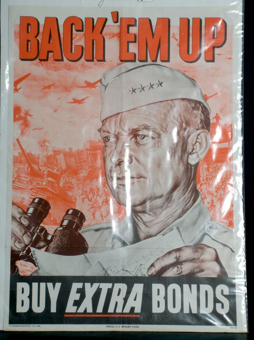 War - Back 'Em Up  Buy Extra Bonds- Eisenhower (1 of 1)