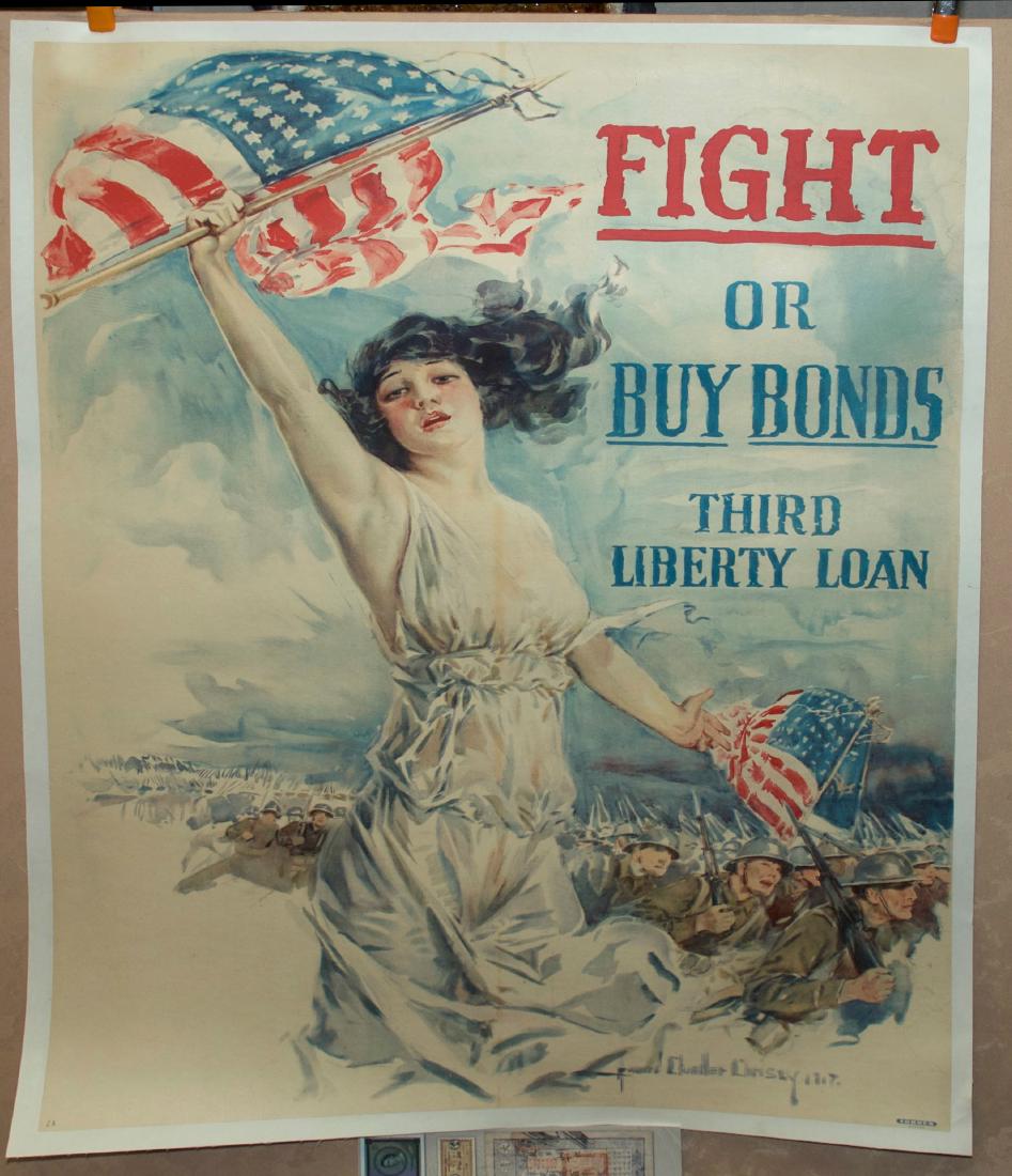 War - Howard Chandler Christy. Fight or Buy Bonds. (1 of 1)