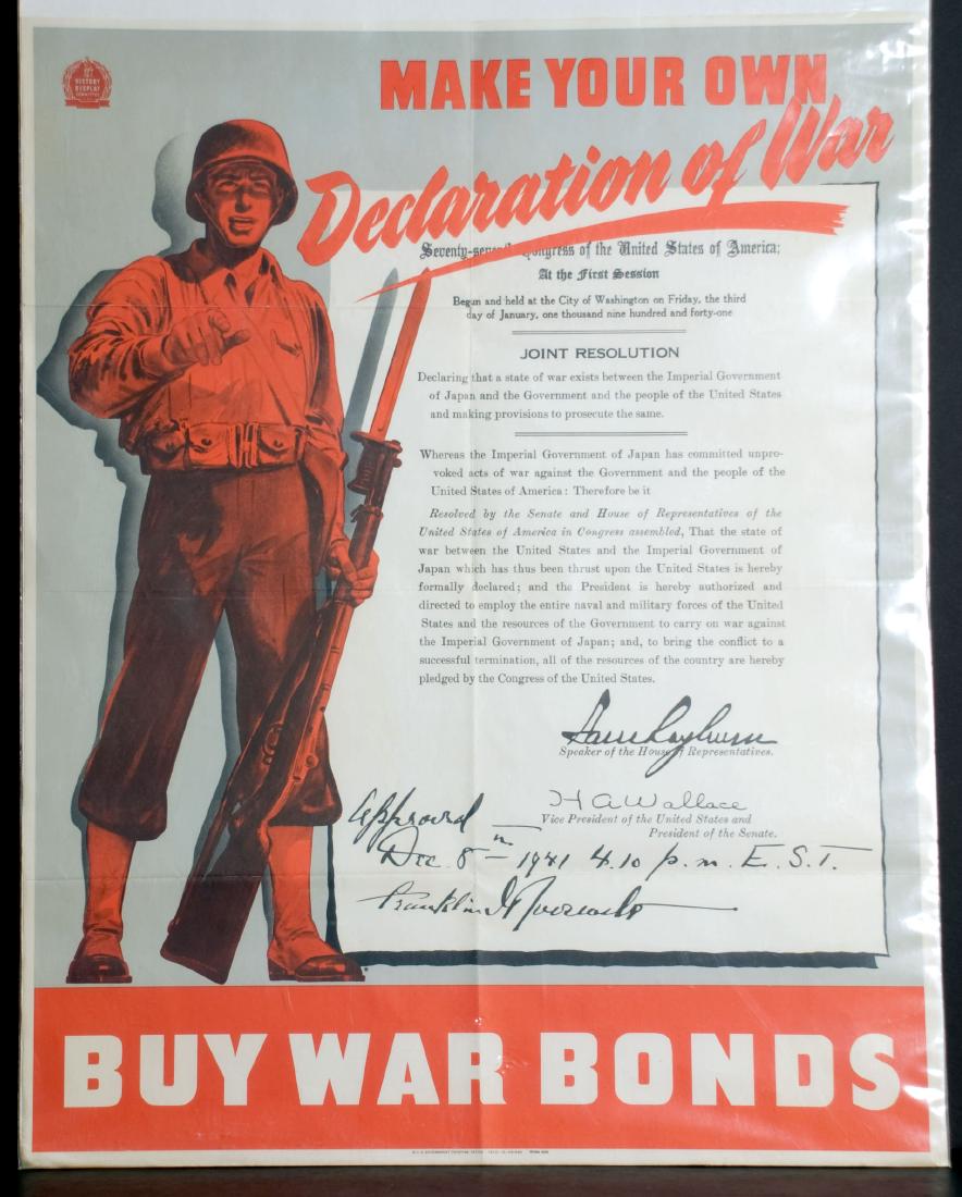 War - Make Your Own Declaration Of War - Buy War Bonds (1 of 1)