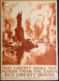 War - That Liberty Shall Not Perish from the Earth -: That Liberty Shall Not Perish from the Earth - Buy Liberty Bonds - Fourth Liberty Loan - 20.75x29.25