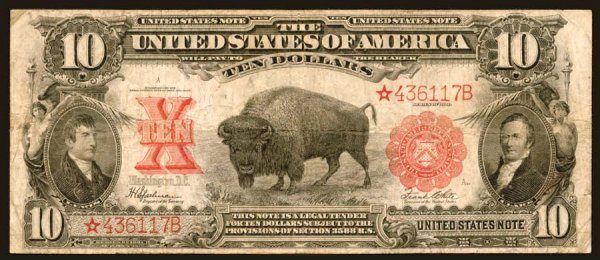 Legal Tender Fr. 122* $10 1901 S