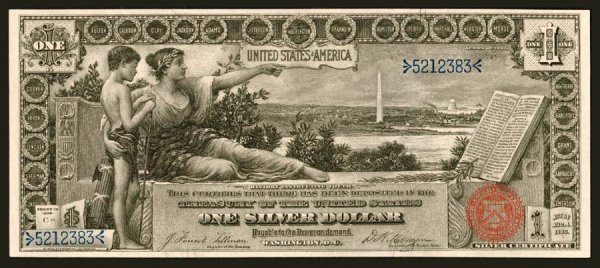 Silver Certificates Fr. 224 $1 1896 