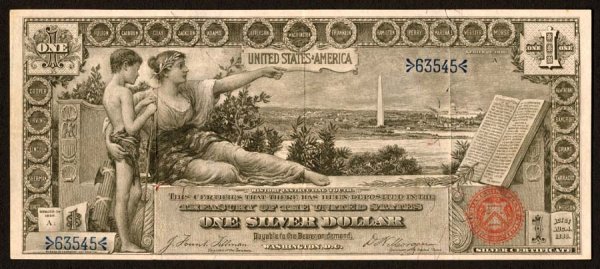 Silver Certificates Fr. 224 $1 1896 