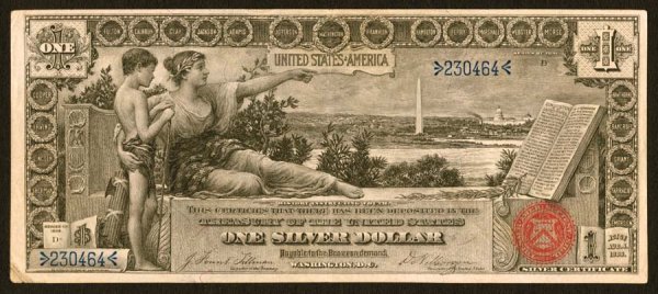Silver Certificates Fr. 224 $1 1896 