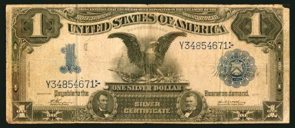 Silver Certificates Fr. 229a $1 1899 