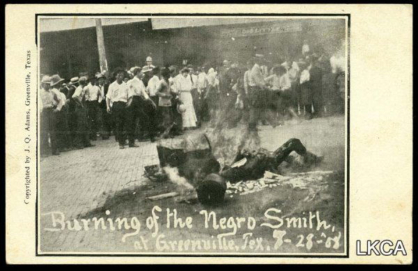 2031: Burning of Negro Smith Greenville, TX, Ju