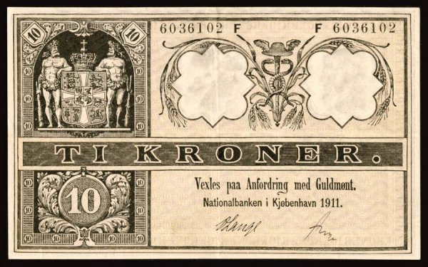 Denmark , Nationalbanken i Kjobenhavn , 7l 10 